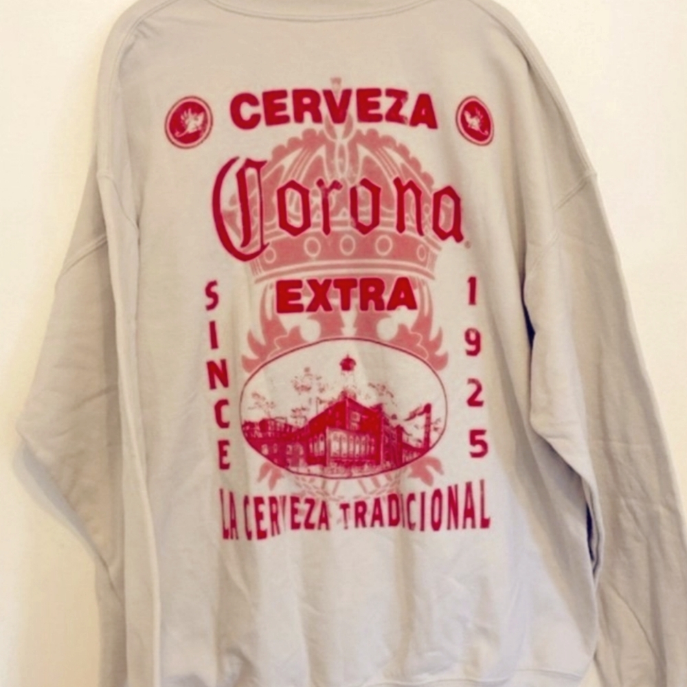 NWOT Unisex Corona Crewneck Sweatshirt - Picture 8 of 8